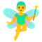 Man Fairy emoji on Google